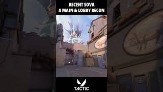 Ascent Defense Sova A Site to A Lobby amp A Main Recon Bolt  Valorant Tactic [upl. by Carlton]