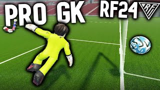 Real Futbol 24 but im a pro gk totally not cap Part 2 [upl. by Nimrak]