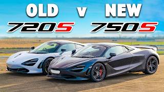 McLaren 750S v 720S DRAG RACE [upl. by Stanway79]