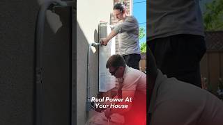 Real Power At Your House⚡ electrician electrical electric sanjose california hvaclife [upl. by Ydarg]