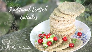 Traditional Scottish oatcakes recipe easy oatcakes recipe [upl. by Enisaj]