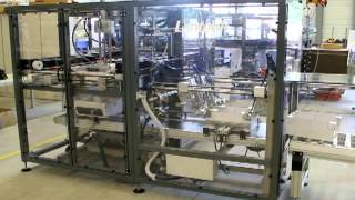 Lantech TE 2000 Tray Erector and integrated Stacking Edge Closer [upl. by Danita]