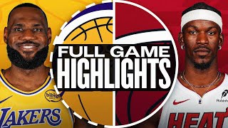 LAKERS at HEAT  FULL GAME HIGHLIGHTS  December 4 2024 [upl. by Akitan]