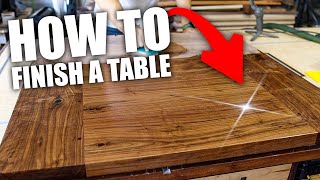 How to Apply Rubio Monocoat to a Table [upl. by Vita]