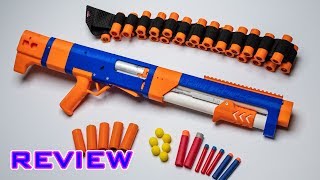 REVIEW Spring Thunder  SUPER COOL NERF SHOTGUN [upl. by Schifra448]