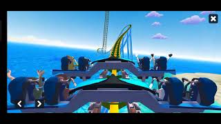 Winged Run Ride Big Loop  Real Coaster [upl. by Aneele]