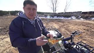 Обзор квадроцикла Motoland ATV 200 All Road [upl. by Larimer]