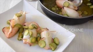 calamari ripieni con zucchine [upl. by Acinod]