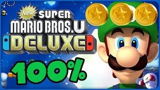 New Super Mario Bros U Deluxe 💚 41 Broozers and Barrels 💚 100 All Star Coins [upl. by Alisan]