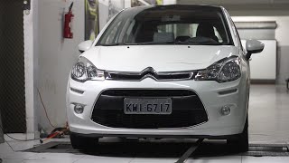 Medimos a potência do motor 16 16V do Citroën C3 [upl. by Nadroj]