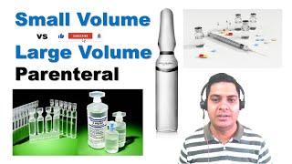 Parenteral dosage forms I Difference between small and large volume parenteral I SRCapsule GPAT [upl. by Dnomsed]