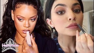 Kylie Jenner copies Rihannas Fenty Beauty makeup line GIRL BYE [upl. by Ardrey37]