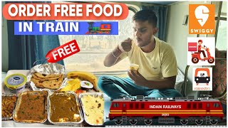 Railrestro First Meal Free  How To Order Food In Train  Train Me Khana Kaise Order Kare [upl. by Waite]