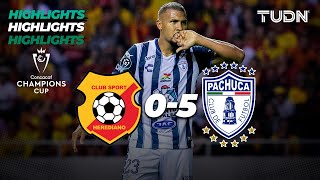 HIGHLIGHTS  Herediano vs Pachuca  CONCACHAMPIONS 2024  TUDN [upl. by Botnick]