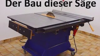 Große TISCHKREISSÄGE selber bauen Einfache Eigenbau Tischkreissäge DIY [upl. by Lai]