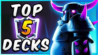 TOP 5 DECKS from the BEST PLAYERS IN THE WORLD 🏆 — Clash Royale August 2024 [upl. by Sokram]