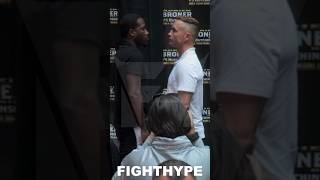 ADRIEN BRONER STEPS TO BILL HUTCHINSON amp STARES HIM DOWN AT FIRST FACE OFF BEFORE LEGAL BEATDOWN [upl. by Uranie]