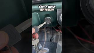 How do I change the Ignition Cylinder Switch on my 1974 Ford F250 [upl. by Kcinimod537]