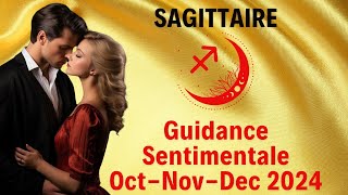 Sagittaire ♐Guidance SENTIMENTALE  Octobre Novembre Décembre 2024 💕 Cest le départ  💕 [upl. by Wil]