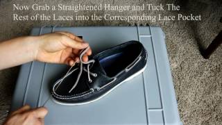 How To Tuck Sperry Laces [upl. by Edmee]