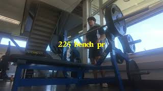 225 bench pr [upl. by Bel]