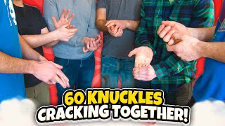 CRAZY BONE CRACKING  NO TALKING ASMR Loud Popping Knuckles Necks Backs Toes and More [upl. by Arfihs]