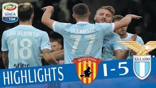 Benevento  Lazio 15  Highlights  Giornata 11  Serie A TIM 201718 [upl. by Larner154]