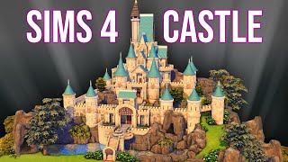 Sims 4 Building a CASTLE  Sims 4 Castle Estate Kit Speed Build [upl. by Wendye]