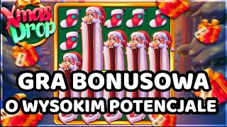 KASYNO ONLINE NA PRAWDZIWE PIENIĄDZE GRA BONUSOWA O WYSOKIM POTENCJALE NA SLOCIE XMAS DROP [upl. by Erolyat]