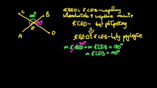 Kąty wierzchołkowe [upl. by Araht951]