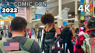 LA Comic Con 2022 Los Angeles California 🇺🇲USA Walking Tour  4K [upl. by Ettelrahc]