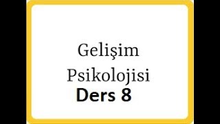 Gelişim Psikolojisi Salih Yıldırım Ders 8  Vygotsky amp DİL GELİŞİMİ [upl. by Anavoig]