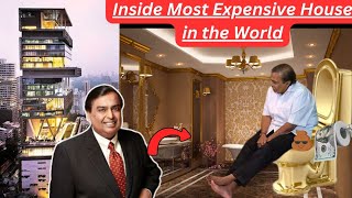 Inside The Most Expensive House 🤑 In The World  Mukesh Ambani House Antilia [upl. by Erdrich52]