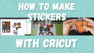 How to make stickers with Cricut  STEP BY STEP [upl. by Giltzow]