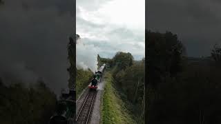 Swanage Steam Railway stunningdrone steam railway fpv drone dji trainspotting travel [upl. by Olwen]