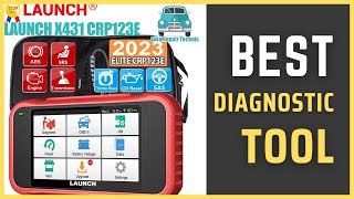 Best Diagnostic Tools  LAUNCH X431 CRP123E OBD2 Car Scanner [upl. by Quirk]