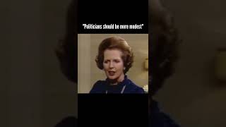 Margaret Thatchers thoughts on politicians [upl. by Amelita]