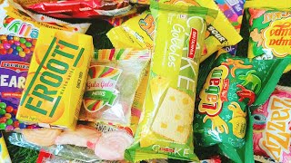 Britannia Cake Gobbles Pineapple Plunge Vs Frooti Mango Drink Vs Pearl Gems Vs Gula Gula minis Candy [upl. by Ollopa759]