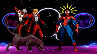 Kof Mugen Master Rugal VS Spider Man [upl. by Onirotciv]