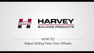 How To Adjust Your Sliding Patio Door Wheels [upl. by Hazel373]