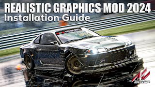 Assetto Corsa Ultra Realistic Graphics Mod Install Guide 2024 [upl. by Ynahpit]