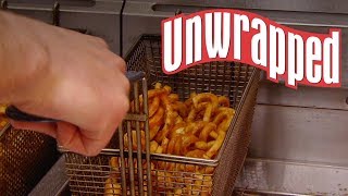 How Arbys Curly Fries Are Made from Unwrapped  Unwrapped  Food Network [upl. by Adham]