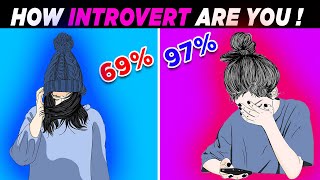 How INTROVERT Are You Personality Test [upl. by Eurydice]