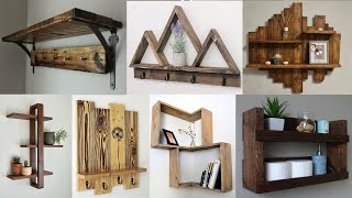 100 Easy DIY Wooden Wall shelves Ideas [upl. by Hofmann575]