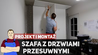 Montaż szafy z drzwiami przesuwnymi  projekt i składanie [upl. by Araes864]