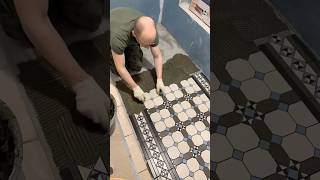 Укладка мозаики на балкон ✅ diy плитка tiling tiles construction tiler [upl. by Amery]