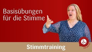 Stimmtraining  Basisübungen für eine stabile kraftvolle und belastbare Stimme [upl. by Aisetal541]