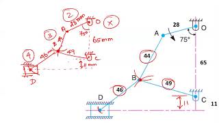 Velocity analysis  Six link Mechanism  Toggle Mechanism  Kinematics of Machinery  KOM  Tamil [upl. by Guendolen161]