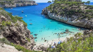 🎵 Deep House Drone 4K Footage 📍 Mallorca Beach Spain [upl. by Aimee]