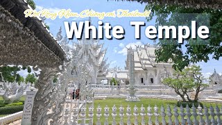 Must visit place in Thailand Wat Rong Khun white temple Buddhist temple chiang rai Thailand [upl. by Netsud]